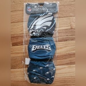 NFL Eagles Blue and White Face Masks